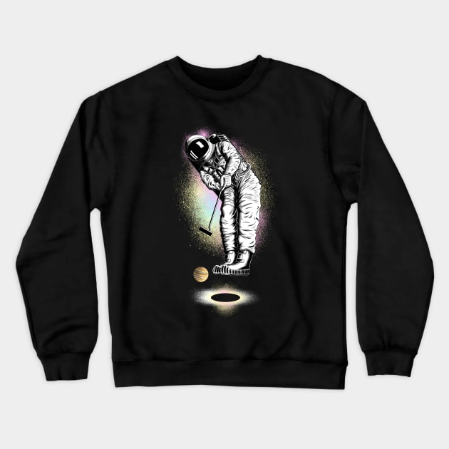 Astro Golf Crewneck Sweatshirt by Sachpica